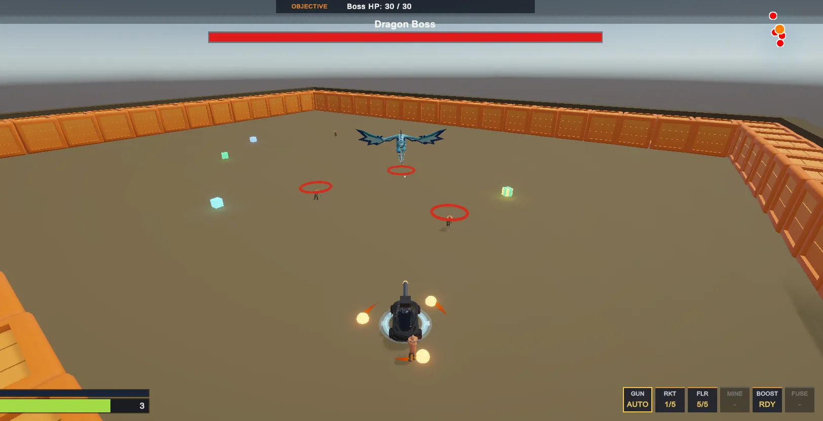 MonsterBash dragon boss encounter
