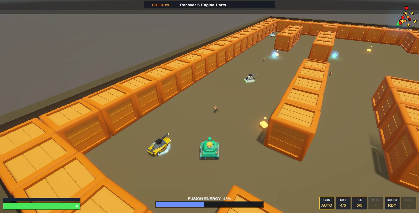 MonsterBash driving captured enemy vehicle